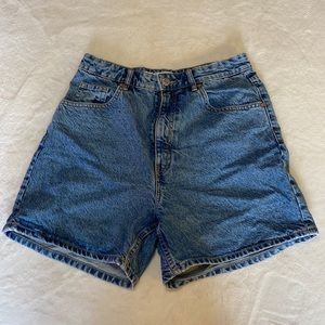 Zara denim mom shorts